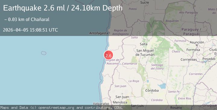 Map of ATACAMA, CHILE