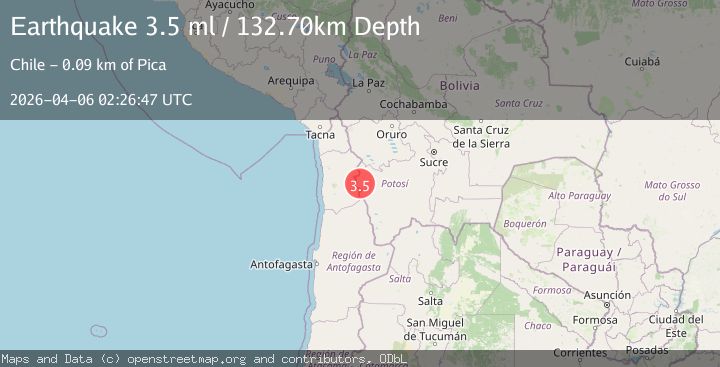 Map of POTOSI, BOLIVIA