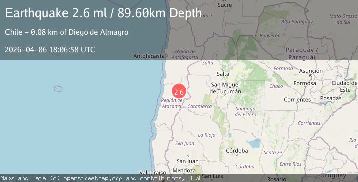 Map of ATACAMA, CHILE