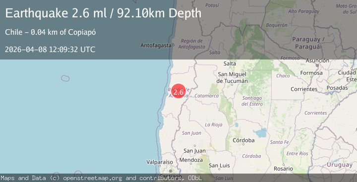 Map of ATACAMA, CHILE