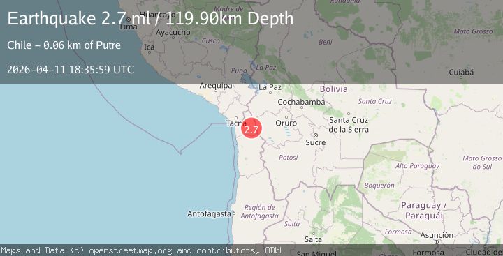 Map of TARAPACA, CHILE