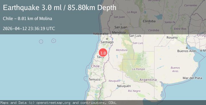 Map of MAULE, CHILE