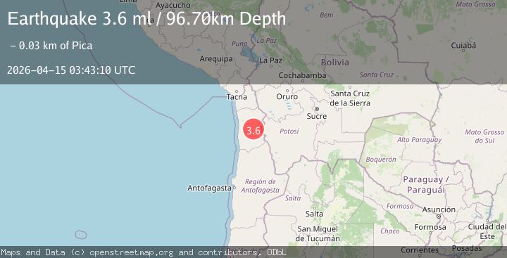 Map of TARAPACA, CHILE