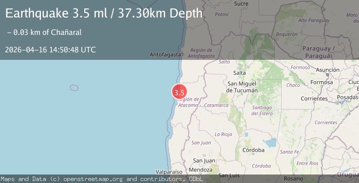 Map of ATACAMA, CHILE