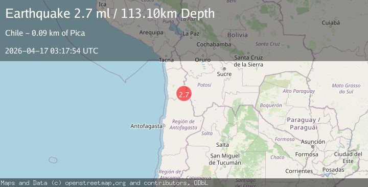 Map of TARAPACA, CHILE