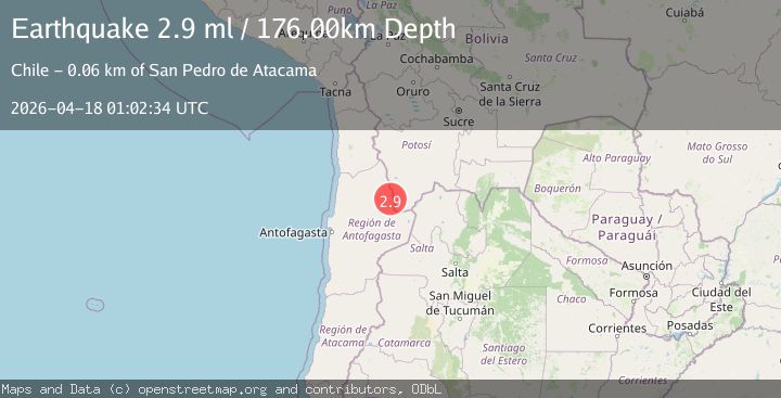 Map of ANTOFAGASTA, CHILE