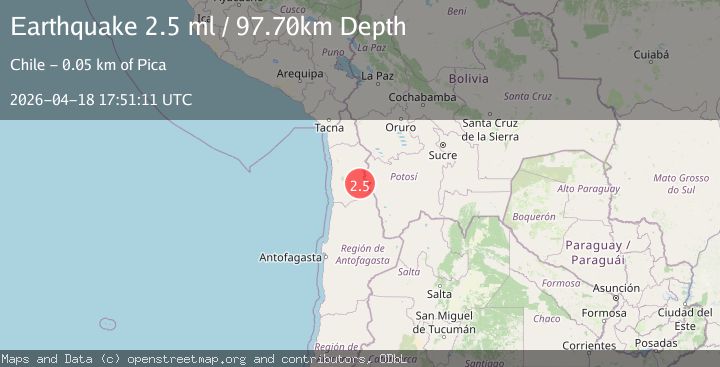 Map of TARAPACA, CHILE