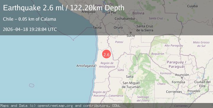Map of ANTOFAGASTA, CHILE