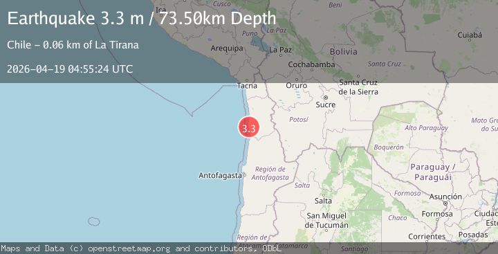 Map of TARAPACA, CHILE
