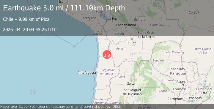 Map of TARAPACA, CHILE