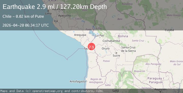 Map of TARAPACA, CHILE