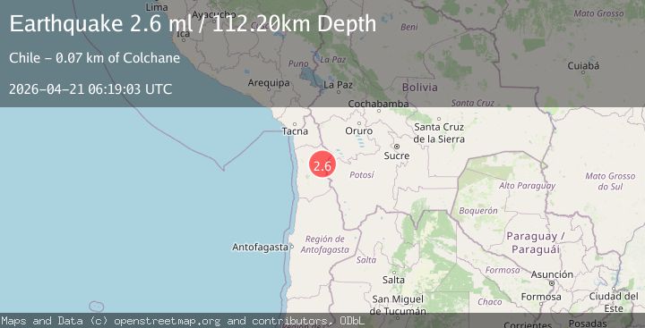 Map of TARAPACA, CHILE