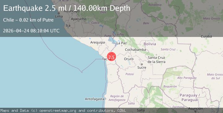 Map of TARAPACA, CHILE