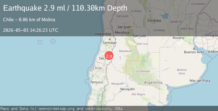 Map of MAULE, CHILE