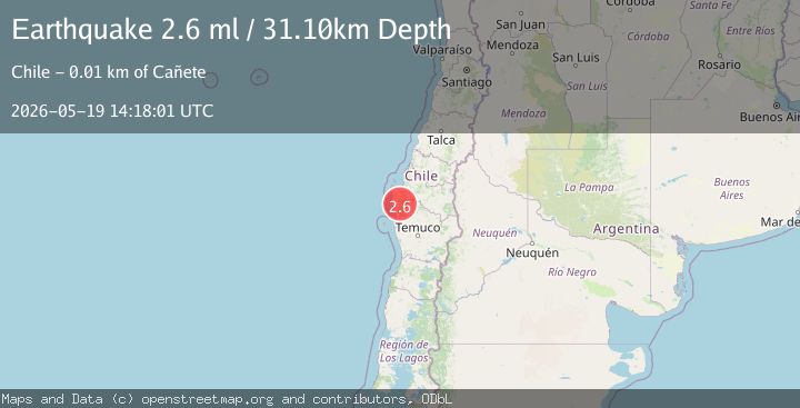 Map of BIO-BIO, CHILE