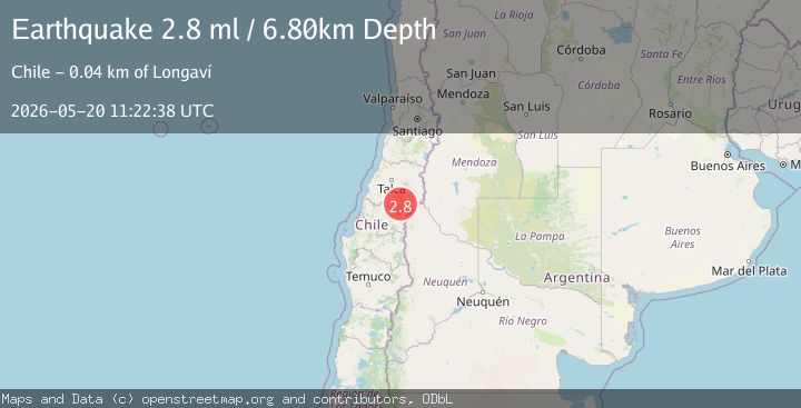 Map of MAULE, CHILE