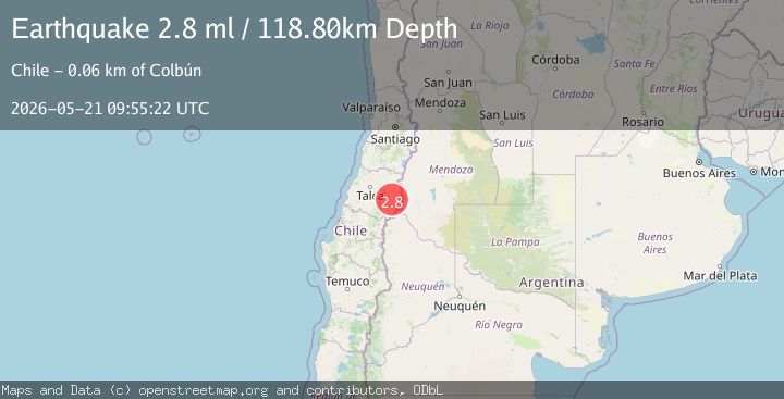 Map of MAULE, CHILE