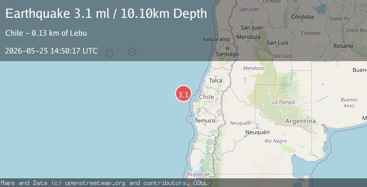 Map of OFFSHORE BIO-BIO, CHILE