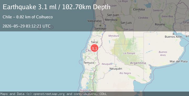 Map of BIO-BIO, CHILE