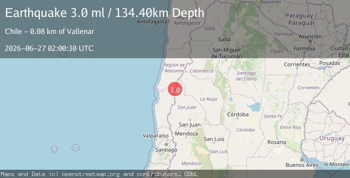 Map of ATACAMA, CHILE