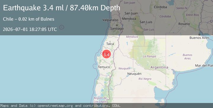 Map of BIO-BIO, CHILE