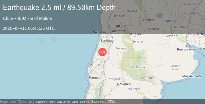 Map of MAULE, CHILE
