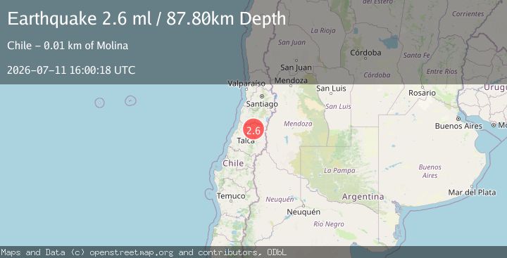 Map of MAULE, CHILE
