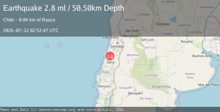 Map of MAULE, CHILE