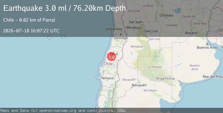 Map of MAULE, CHILE
