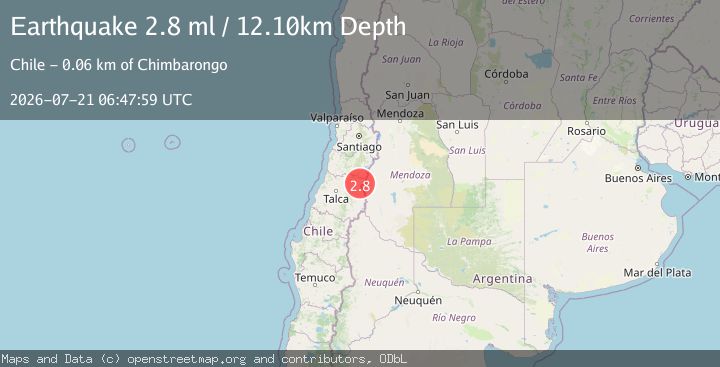 Map of MAULE, CHILE