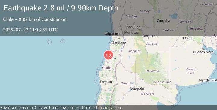 Map of MAULE, CHILE