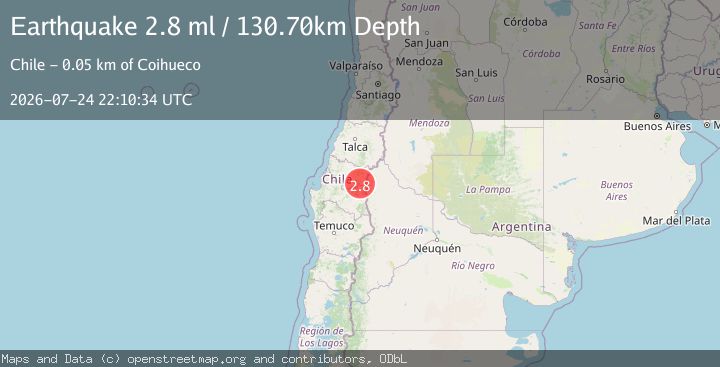 Map of BIO-BIO, CHILE