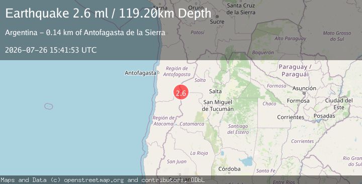 Map of CATAMARCA, ARGENTINA