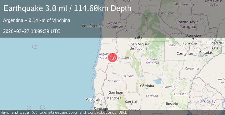 Map of CATAMARCA, ARGENTINA