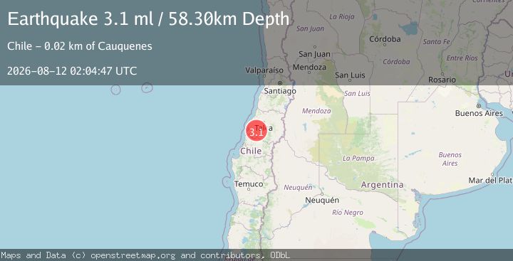 Map of MAULE, CHILE