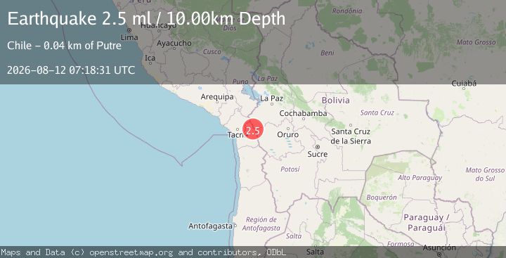 Map of TARAPACA, CHILE