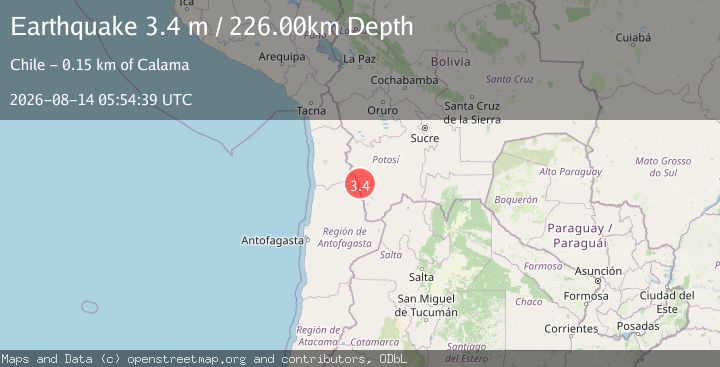 Map of POTOSI, BOLIVIA