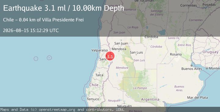 Map of REGION METROPOLITANA, CHILE
