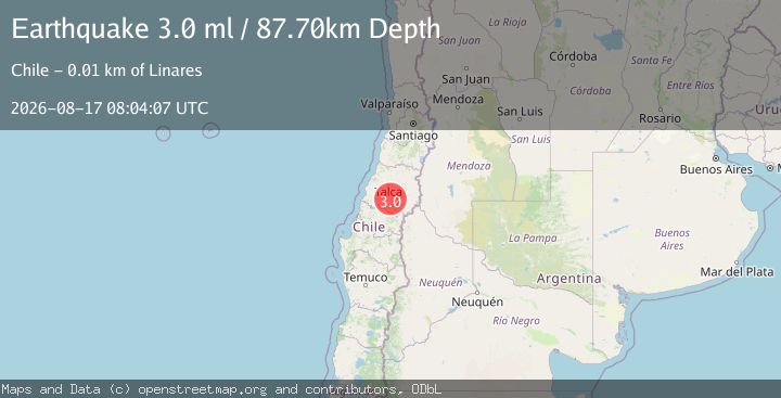 Map of MAULE, CHILE