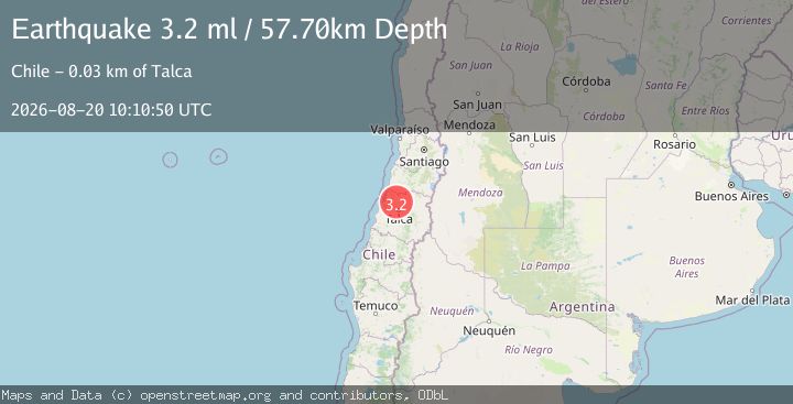 Map of MAULE, CHILE