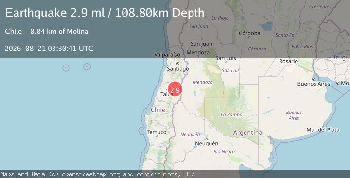 Map of MAULE, CHILE
