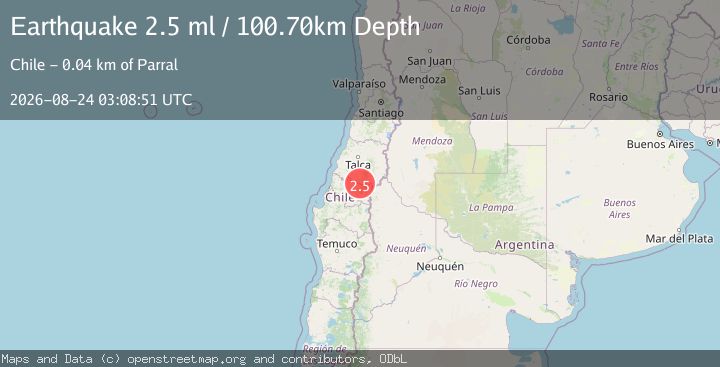 Map of MAULE, CHILE