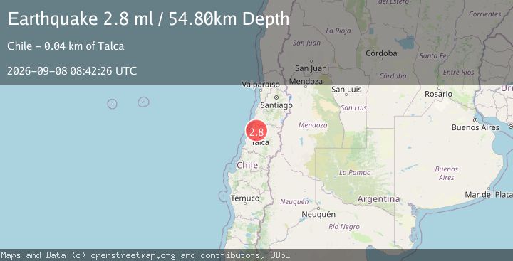 Map of MAULE, CHILE
