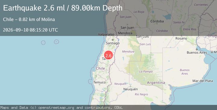 Map of MAULE, CHILE