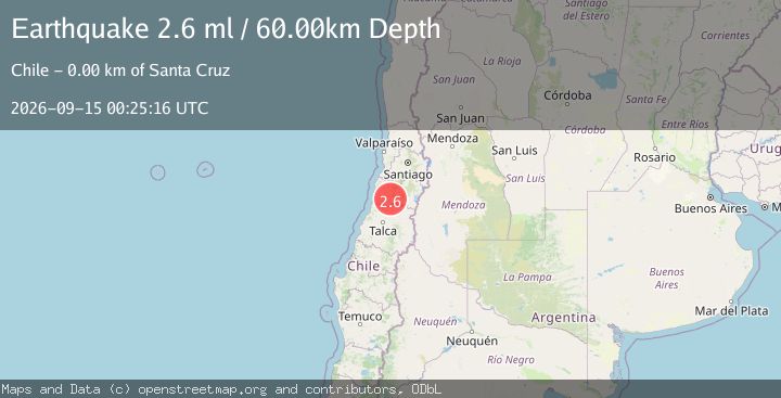 Map of LIBERTADOR O'HIGGINS, CHILE