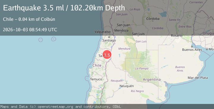 Map of MAULE, CHILE