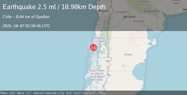 Map of ISLA CHILOE, LOS LAGOS, CHILE