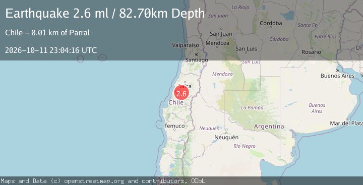 Map of MAULE, CHILE