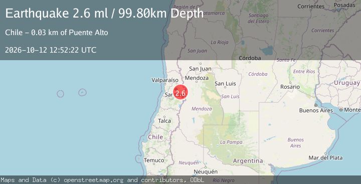 Map of REGION METROPOLITANA, CHILE