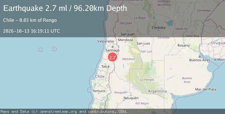 Map of LIBERTADOR O'HIGGINS, CHILE